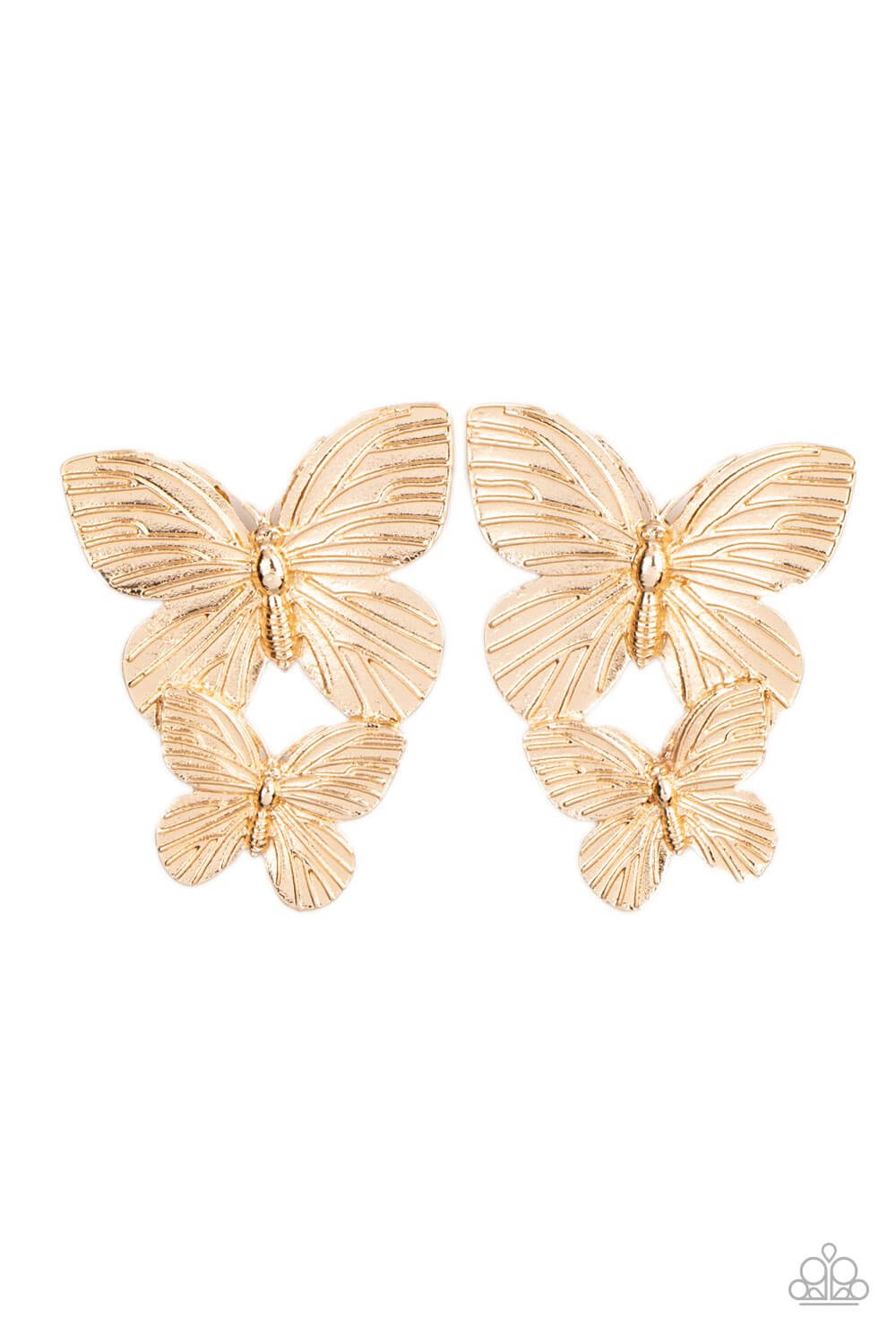 brought-to-you-by-blingflingbykat-blushing-butterflies-gold-post earrings-paparazzi-accessories-