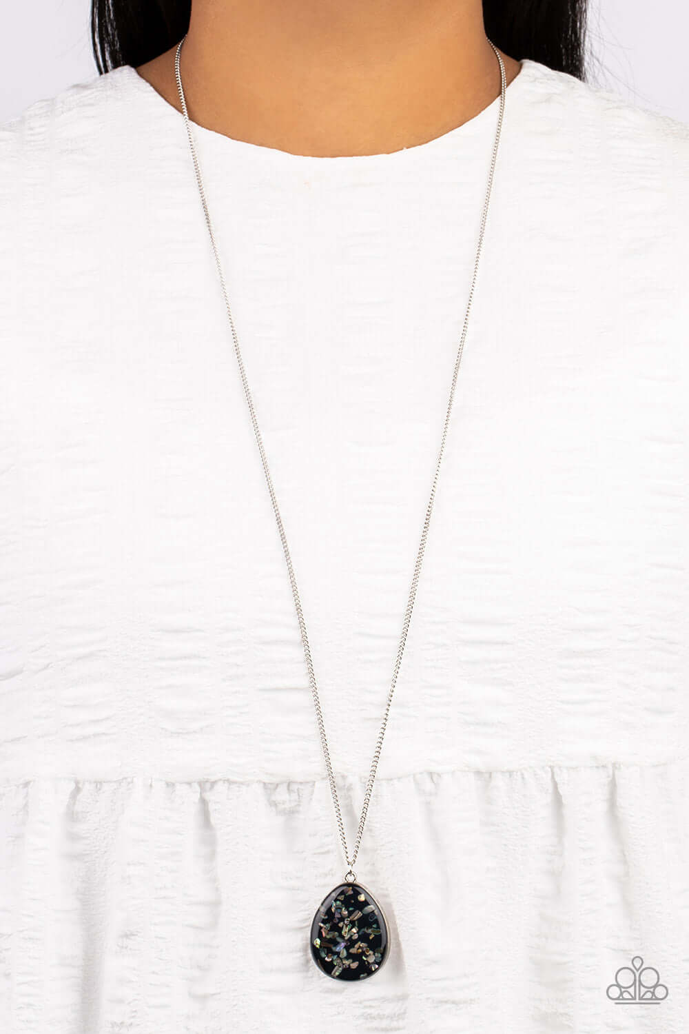 Paparazzi Accessories ❋Shimmering Seafloors - Black Necklace❋ Flat Rate Ship $4.50❋ - Image #2