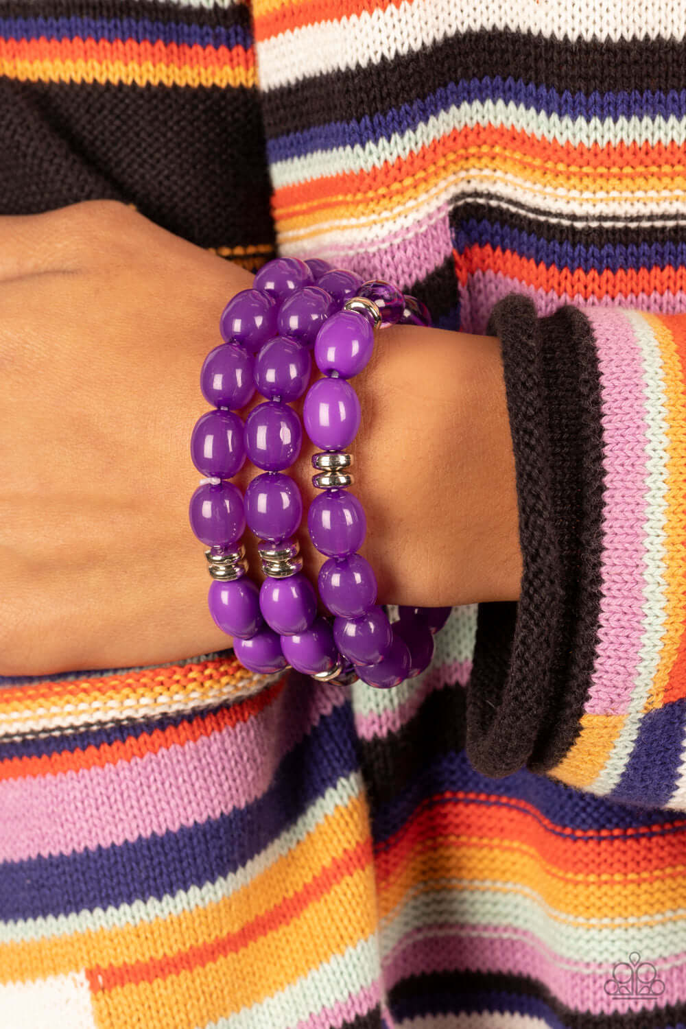 Paparazzi Accessories ❋Coastal Coastin - Purple Bracelet❋ Flat Rate Ship $4.50❋ - Image #3