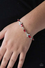 Load image into Gallery viewer, Paparazzi Accessories ✽ At Any Cost - Red Bracelet✽Flat Rate Ship $4.50✽
