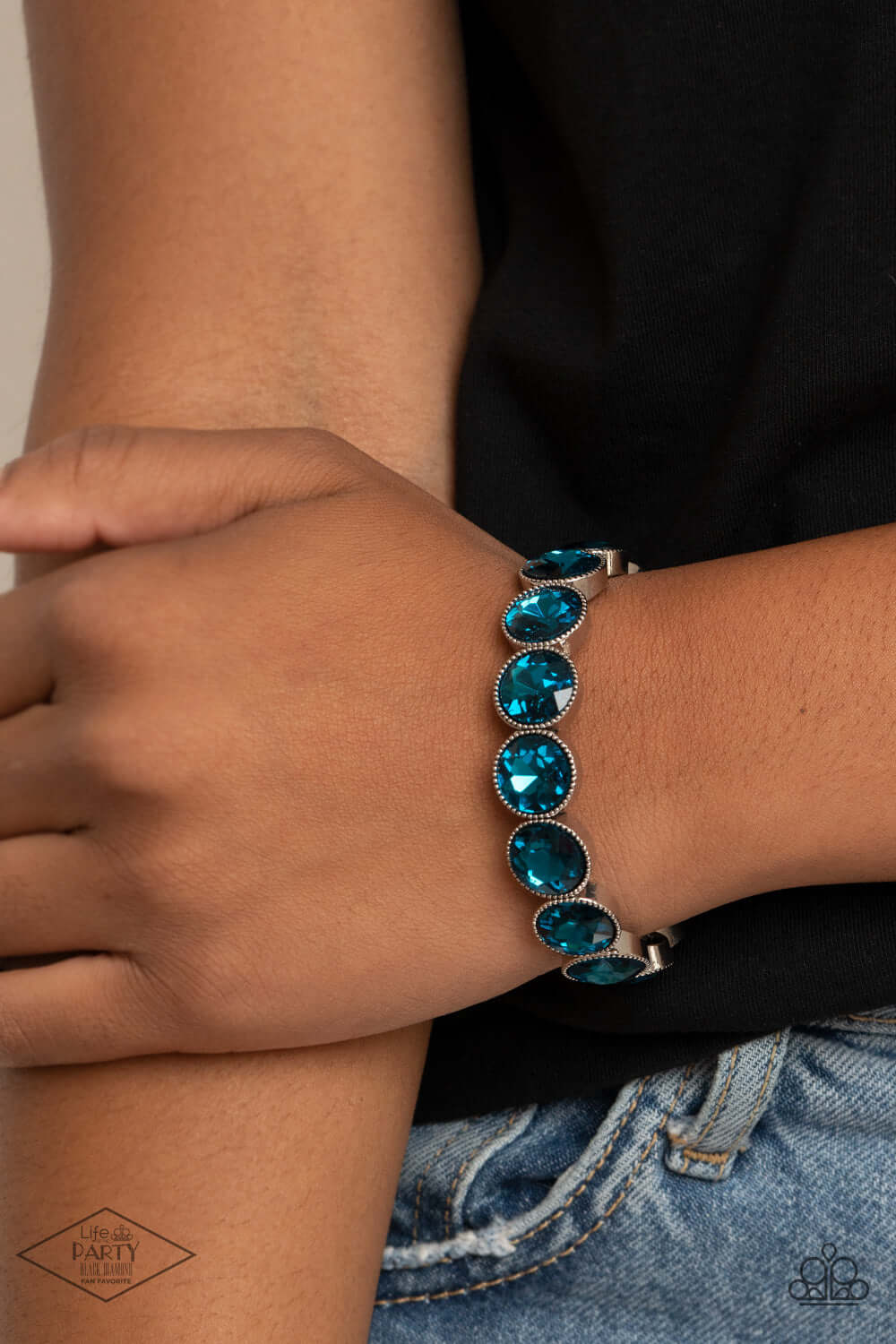 Paparazzi Accessories ❋Number One Knockout - Blue Bracelet❋ Flat Rate Ship $4.50❋ - Image #2