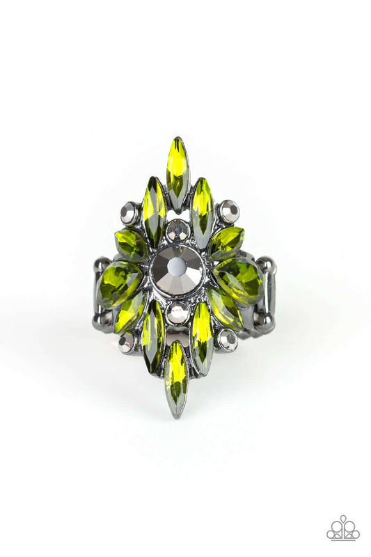brought✽to✽you✽by✽blingflingbykat✽stand-back-green-ring✽paparazzi-accessories