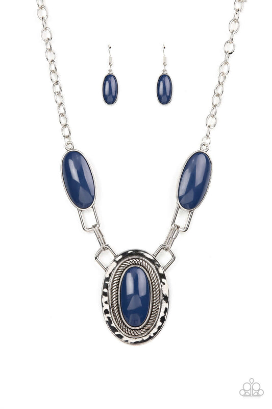 Paparazzi Accessories ❋Count to TENACIOUS - Blue Necklace❋ Flat Rate Ship $4.50❋ - Image #1