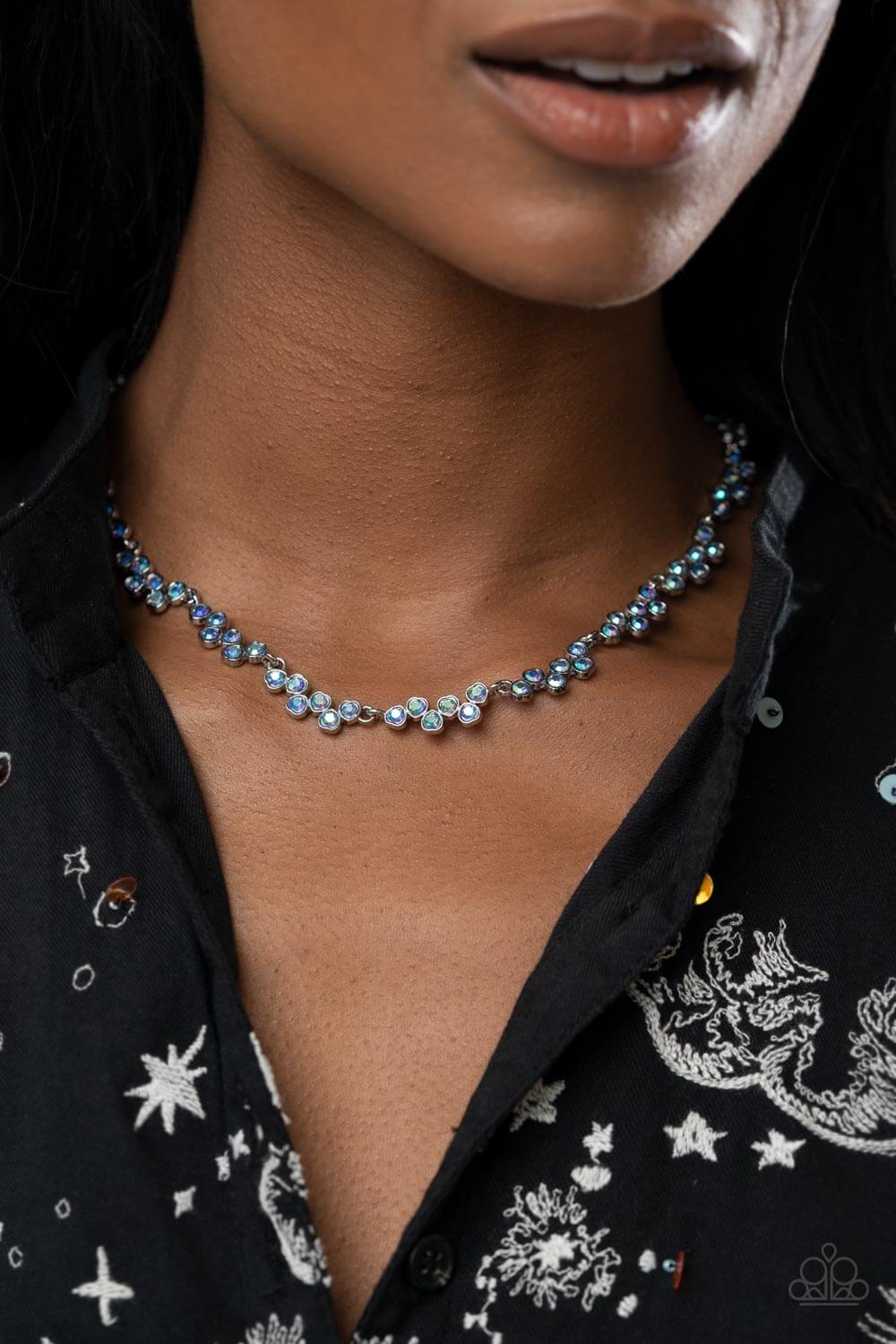 Paparazzi Accessories ❋GLOWING Admiration - Blue Necklace❋ Flat Rate Ship $4.50❋ - Image #2