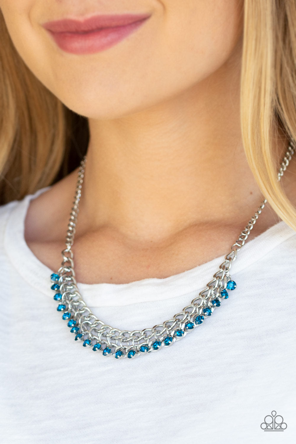 Paparazzi Accessories ❋Glow and Grind - Blue Necklace❋ Flat Rate Ship $4.50❋