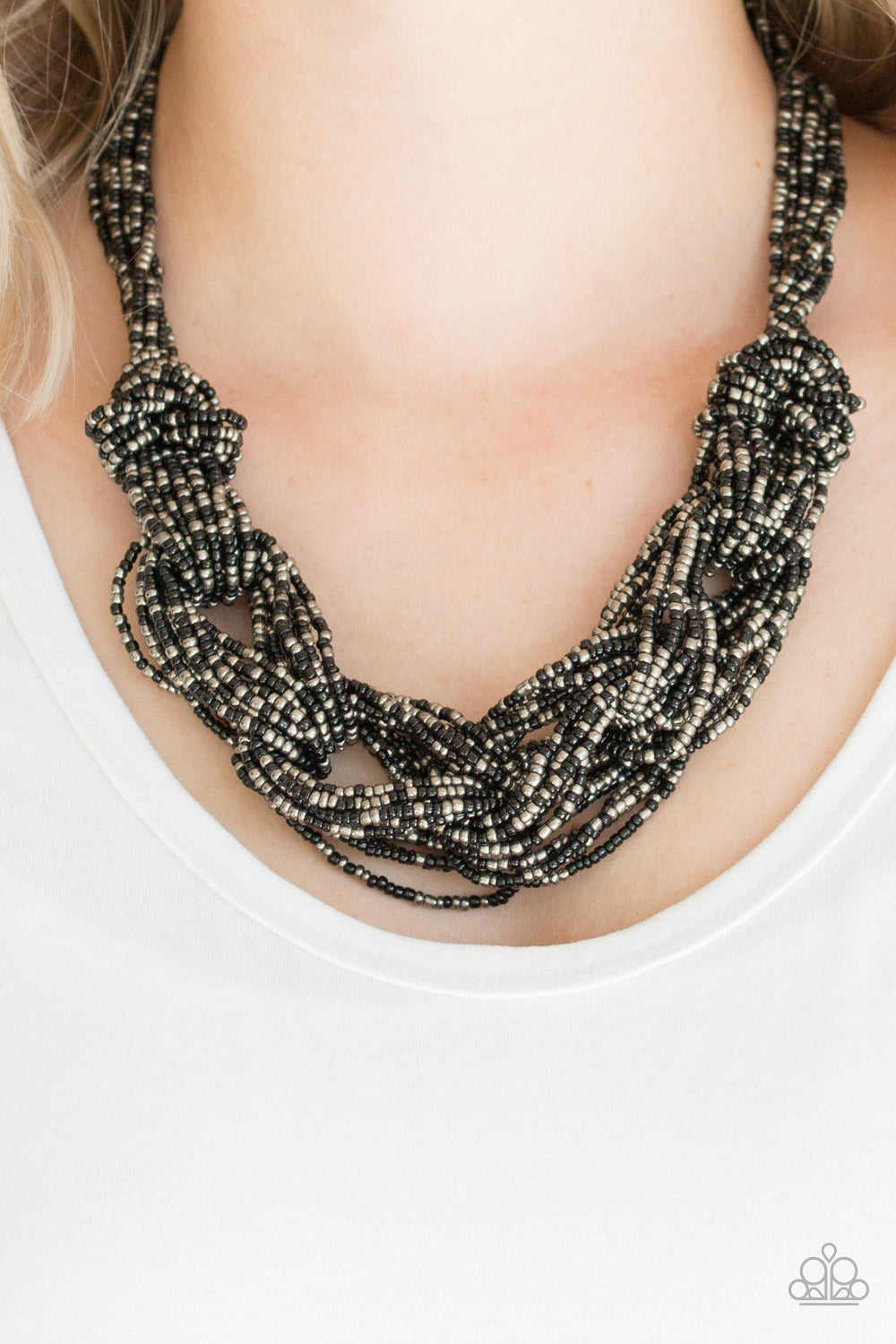 Paparazzi Accessories ✽ City Catwalk - Black Necklace✽Flat Rate Ship $4.50✽