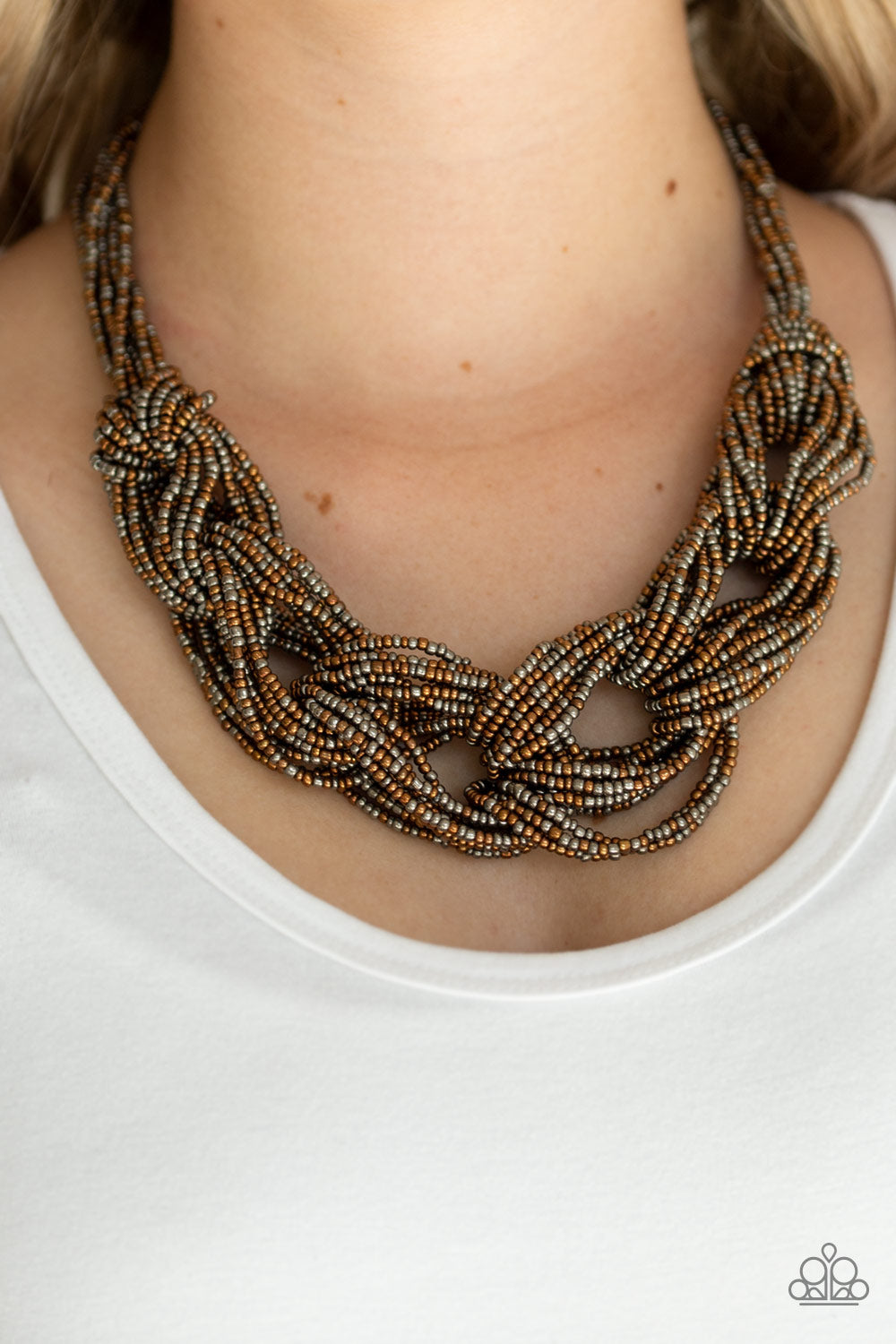 Paparazzi Accessories ✽City Catwalk - Copper Necklace✽Flat Rate Ship $4.50✽