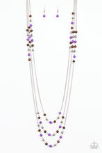 Load image into Gallery viewer, brought✽to✽you✽by✽blingflingbykat✽seasonal-sensation-purple-necklace✽paparazzi-accessories
