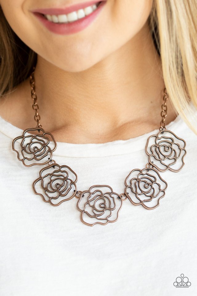 Paparazzi Accessories ❋Budding Beauty - Copper Necklace❋ Flat Rate Ship $4.50❋