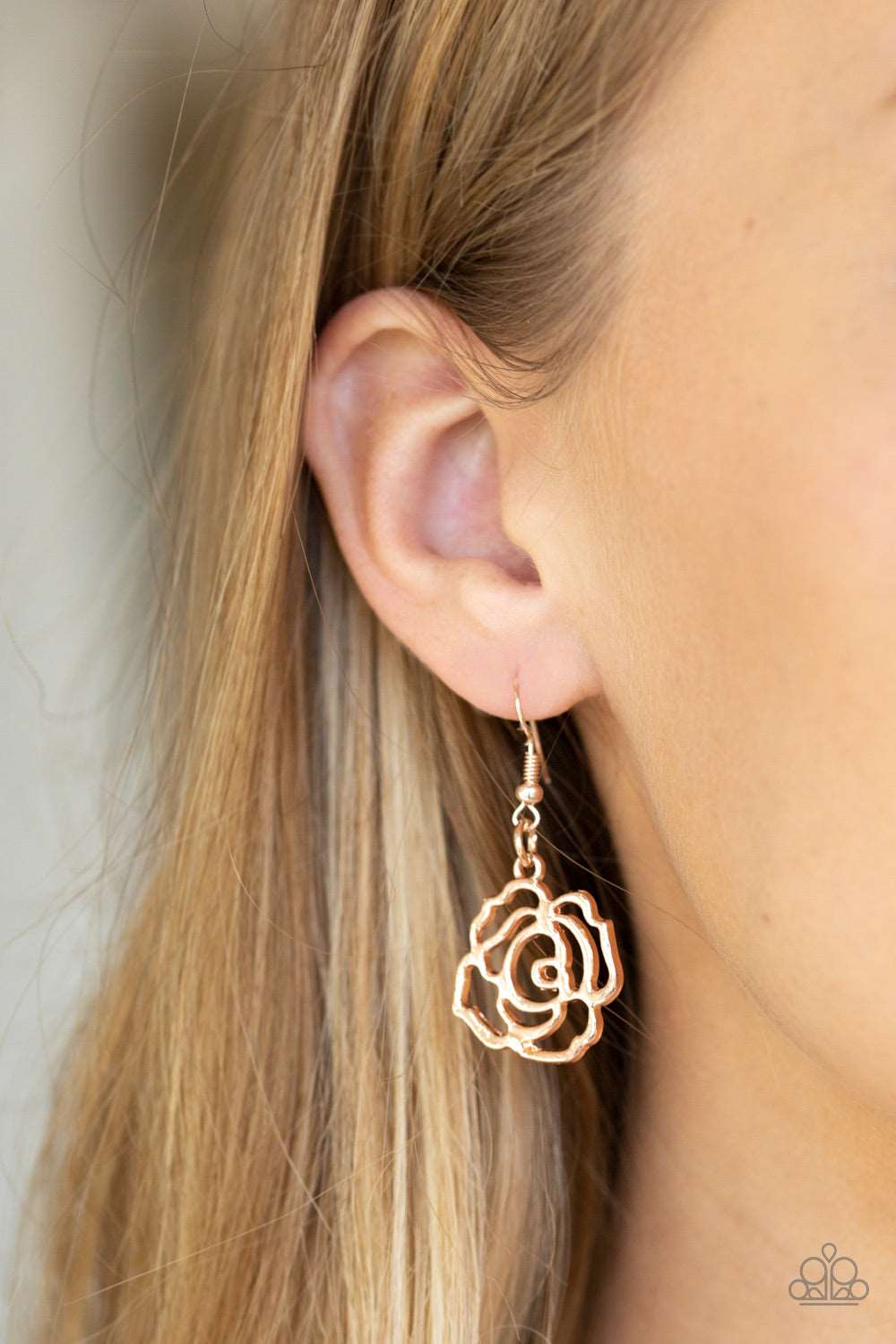 Paparazzi Accessories ✽ Budding Beauty - Rose Gold Necklace✽Flat Rate Ship $4.50✽