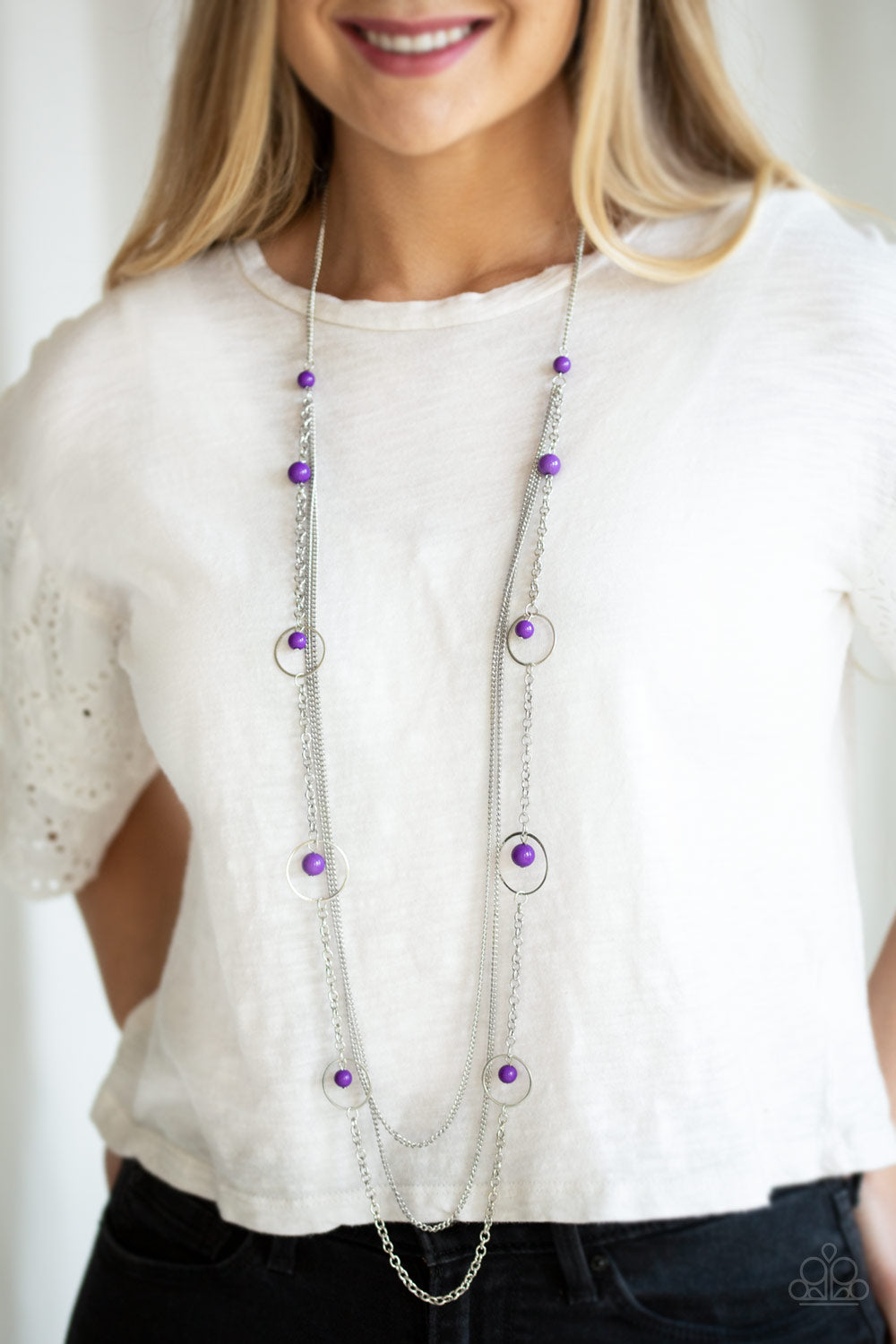 Paparazzi Accessories ✽ Collectively Carefree - Purple Necklace✽Flat Rate Ship $4.50✽