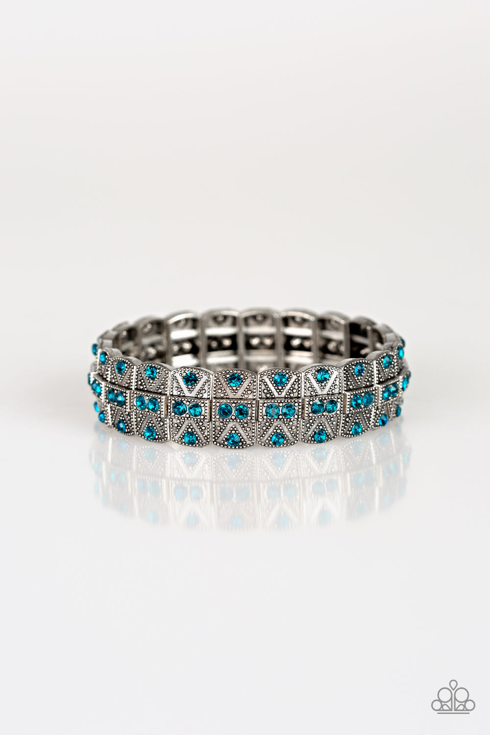 brought✽to✽you✽by✽blingflingbykatmodern-magnificence-blue-bracelet✽paparazzi-accessories