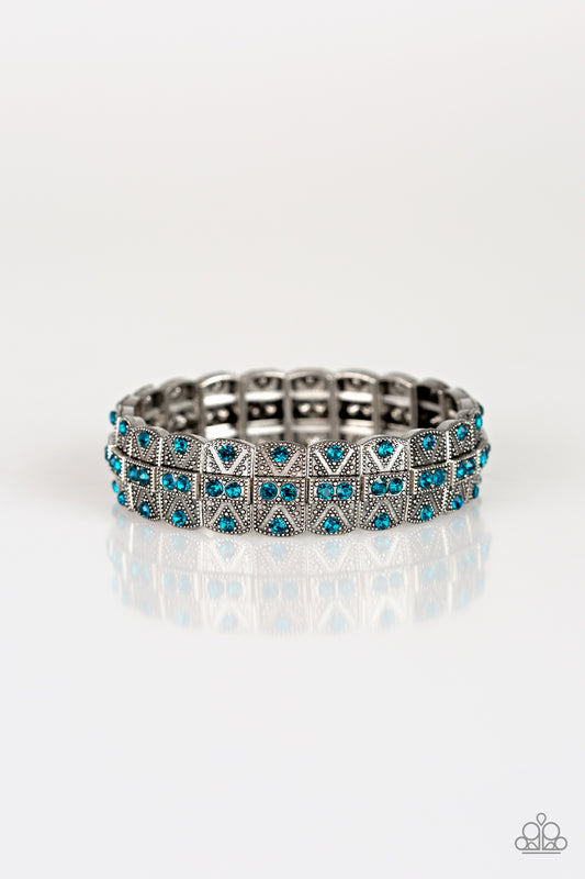 brought✽to✽you✽by✽blingflingbykatmodern-magnificence-blue-bracelet✽paparazzi-accessories