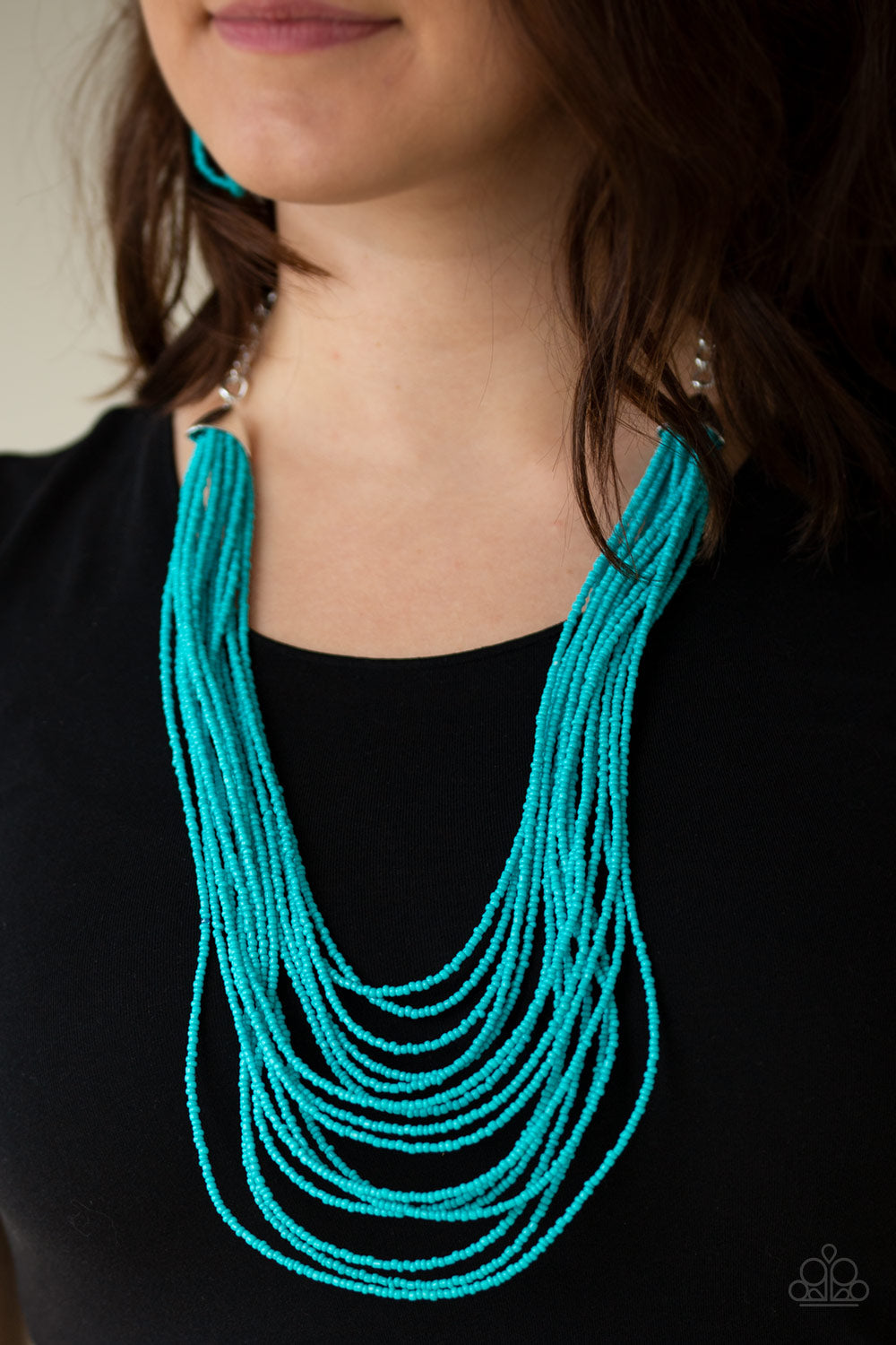 Paparazzi Accessories ✽ Peacefully Pacific - Blue Necklace✽Flat Rate Ship $4.50✽