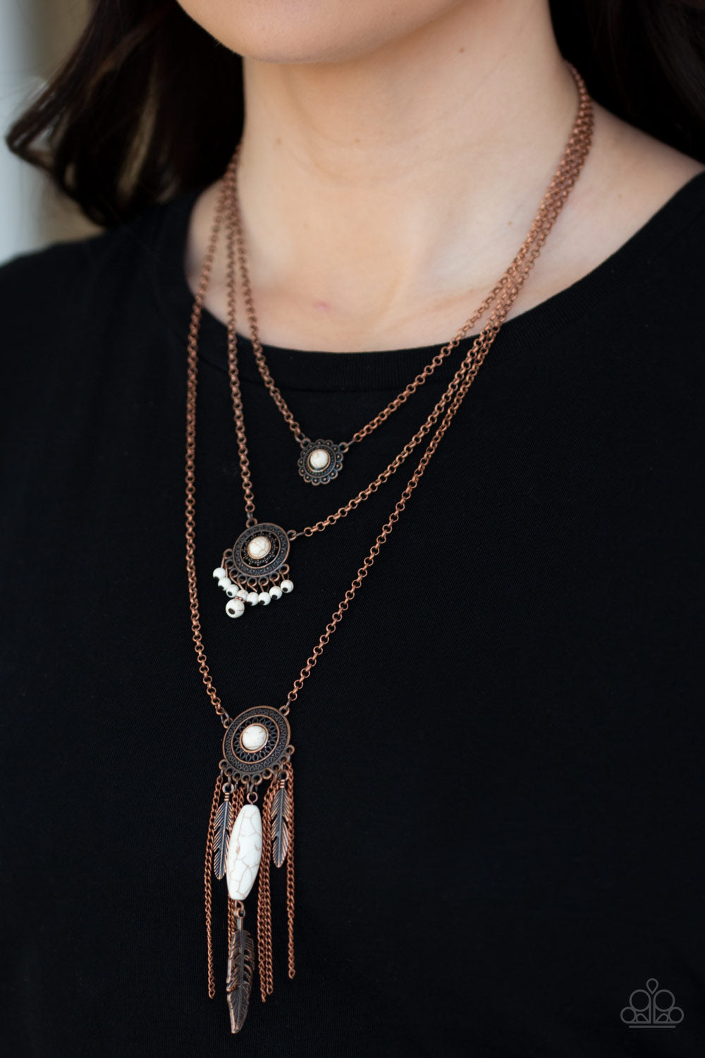 Paparazzi Accessories ✽ Desert Daydream - Copper Necklace✽Flat Rate Ship $4.50✽