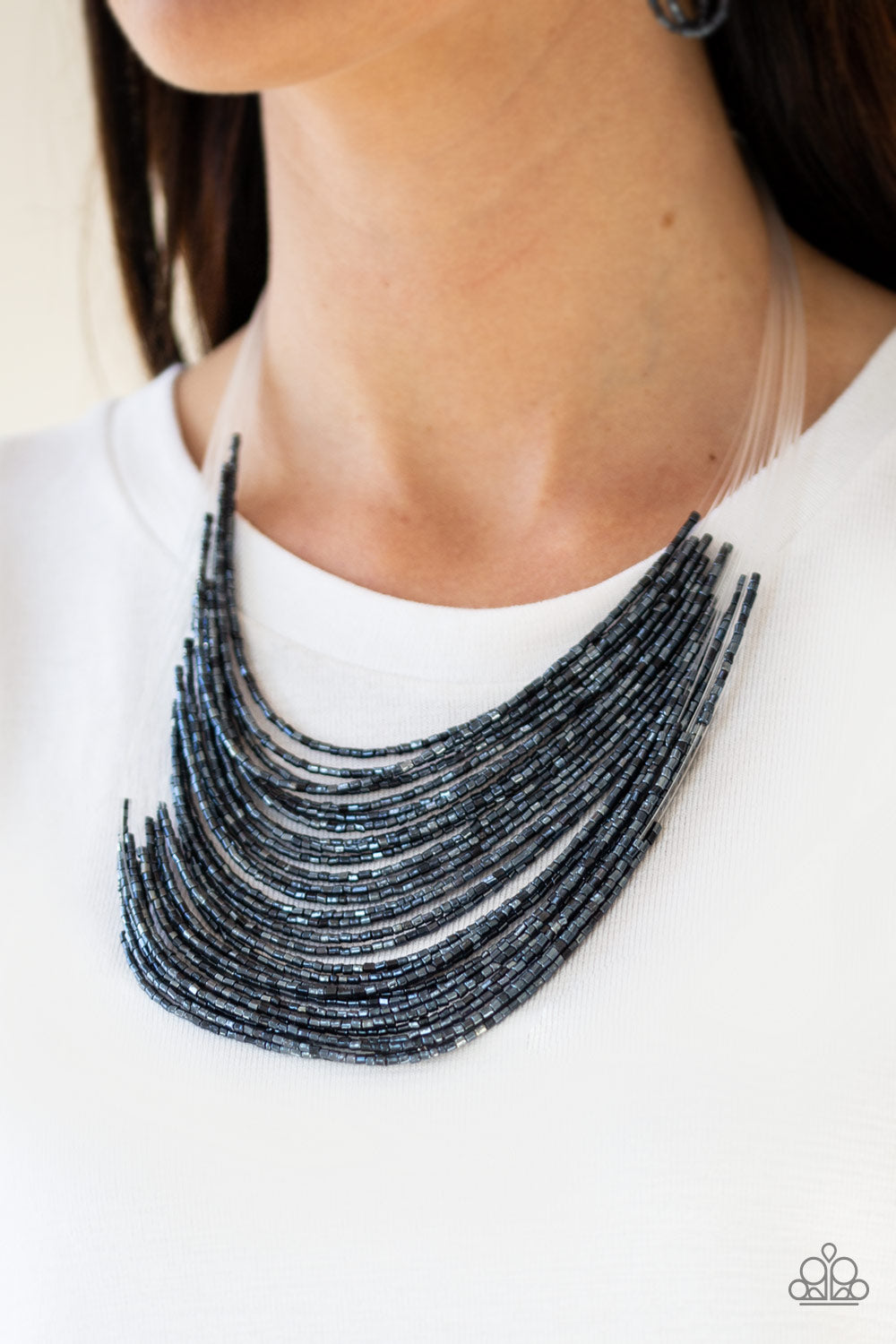 Paparazzi Accessories ✽ Catwalk Queen - Blue Necklace✽Flat Rate Ship $4.50✽