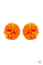Load image into Gallery viewer, Paparazzi Accessories ✽ Pretty In Primrose - Orange Hair Clip✽Flat Rate Ship $4.50✽
