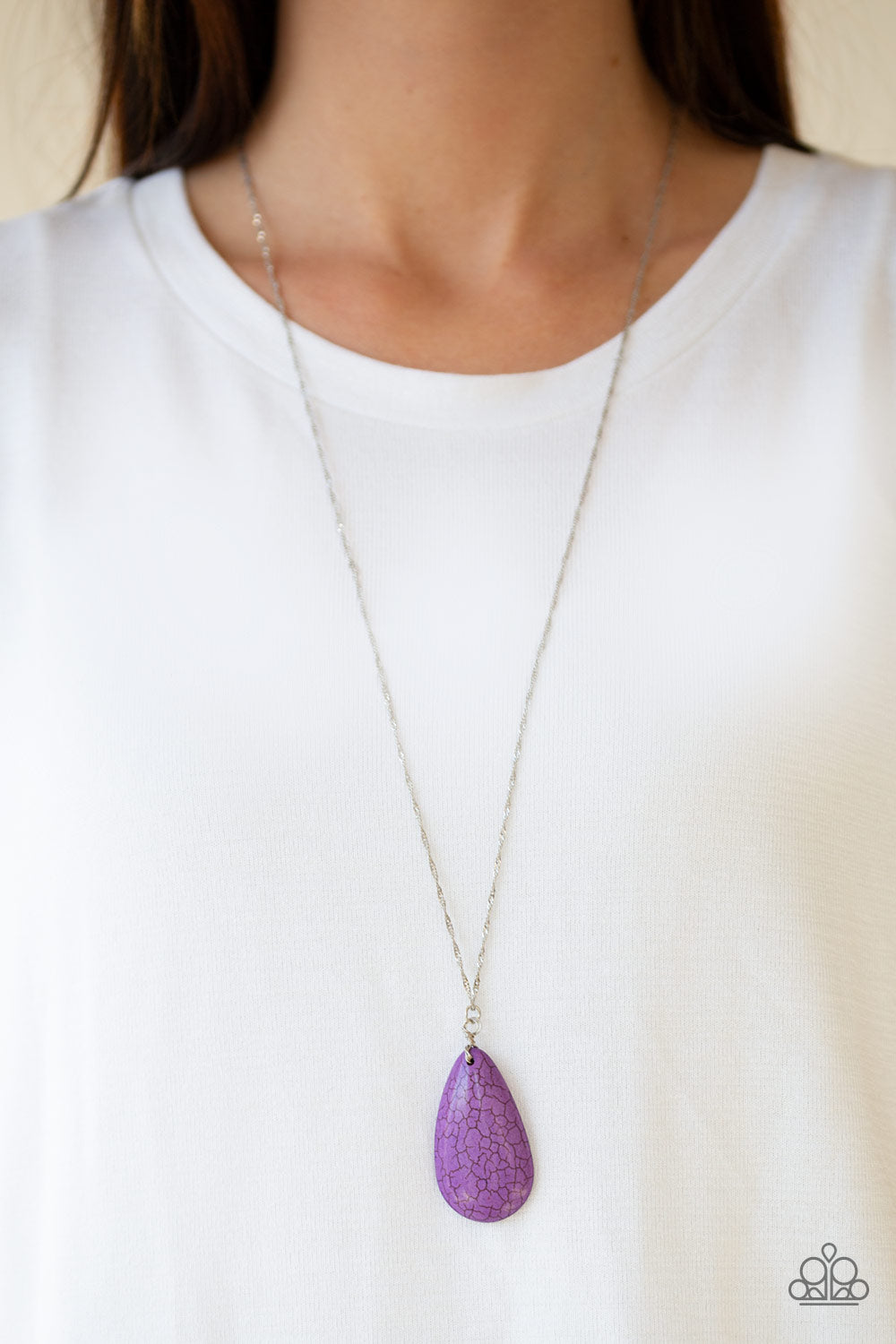 Paparazzi Accessories ✽ Stone River - Purple Necklace✽Flat Rate Ship $4.50✽