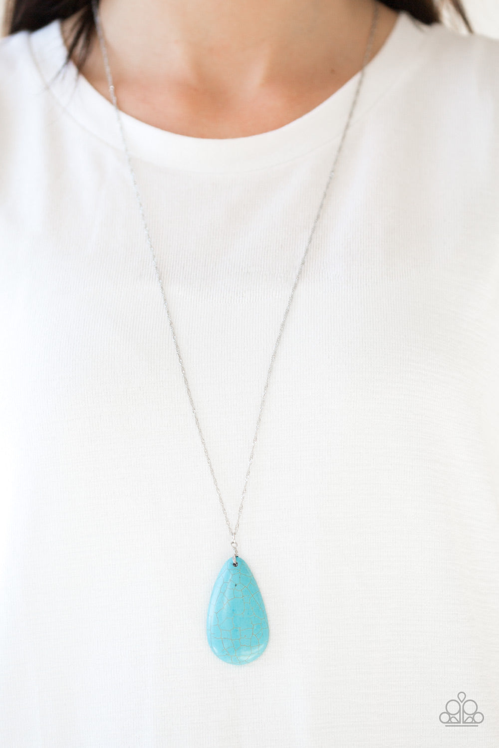 Paparazzi Accessories ✽ Stone River - Blue Necklace✽Flat Rate Ship $4.50✽