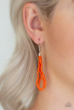 Load image into Gallery viewer, Paparazzi Accessories ✽ Let It BEAD - Orange Necklace✽Flat Rate Ship $4.50✽
