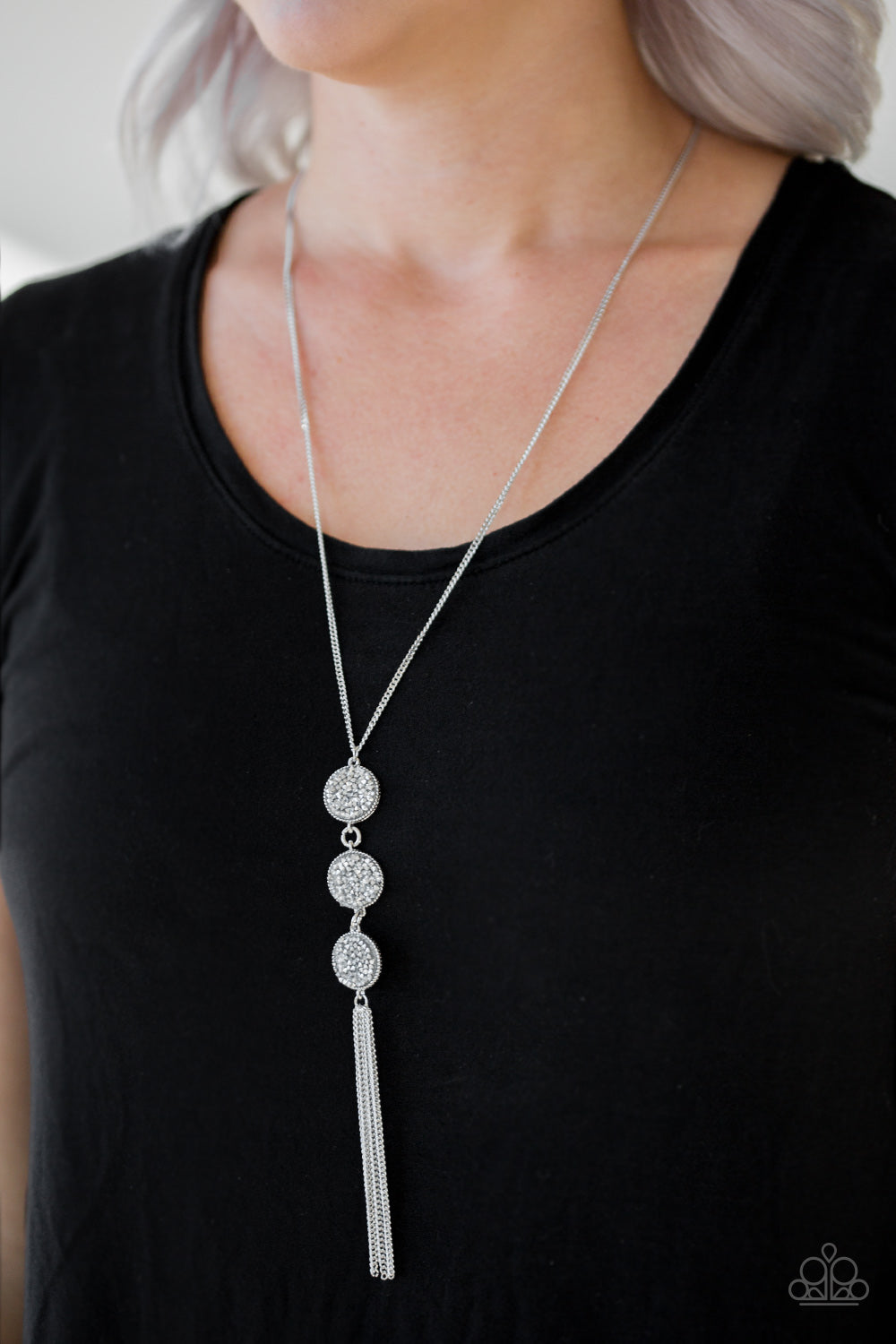 Paparazzi Accessories ✽ Triple Shimmer - White Necklace✽Flat Rate Ship $4.50✽