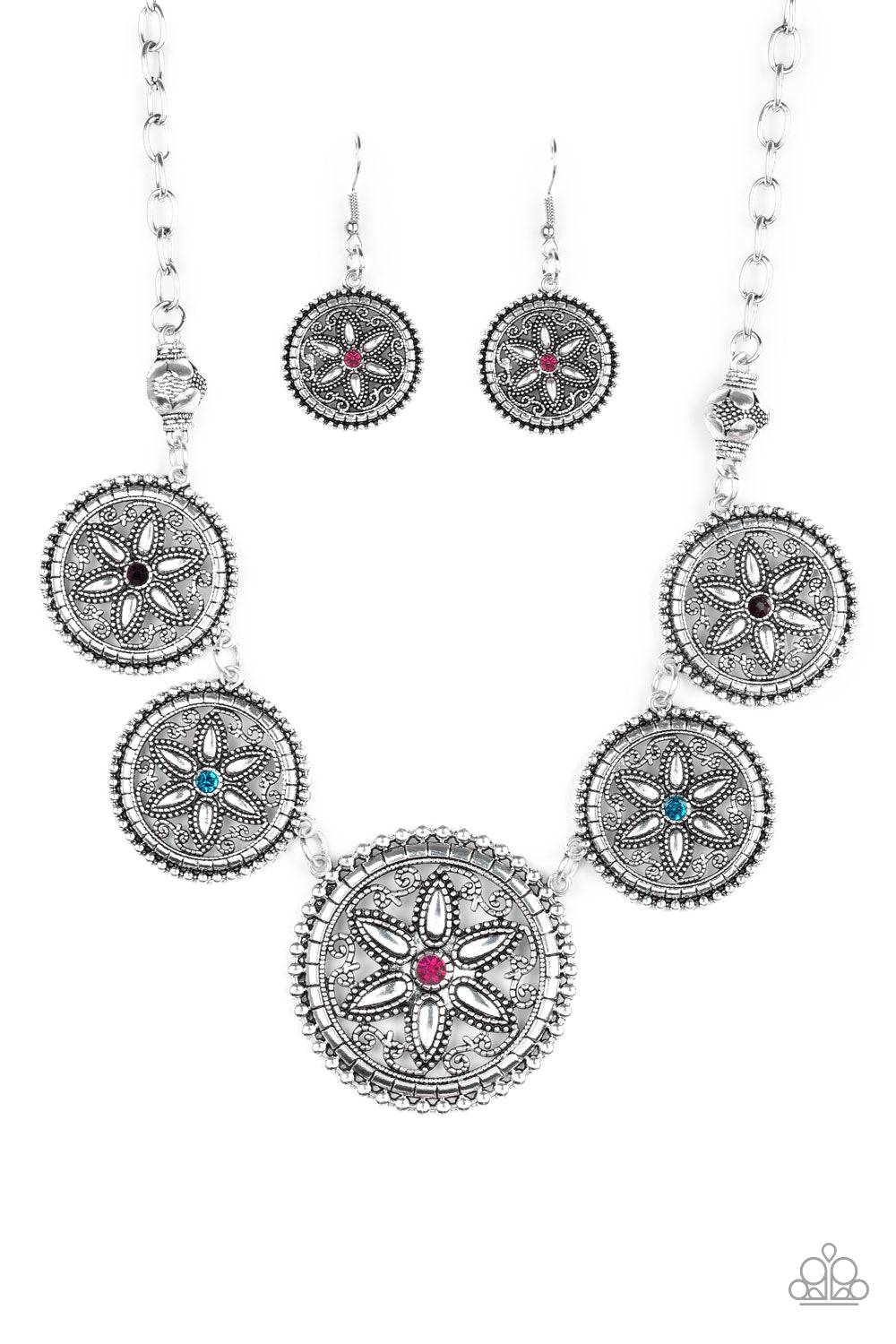 brought✽to✽you✽by✽blingflingbykat✽written-in-the-star-lilies-multi-necklace✽paparazzi-accessories