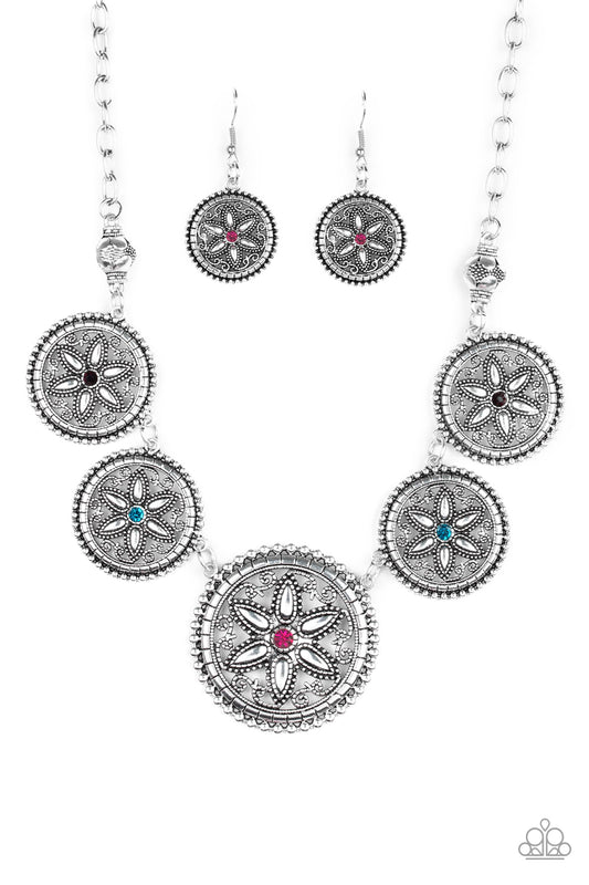 brought✽to✽you✽by✽blingflingbykat✽written-in-the-star-lilies-multi-necklace✽paparazzi-accessories