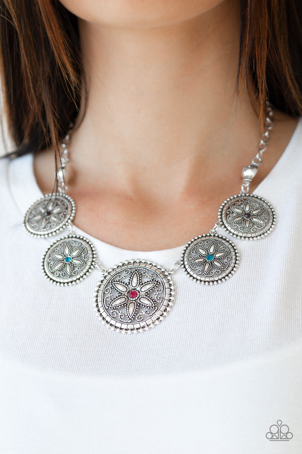 Paparazzi Accessories ✽ Written In The STAR LILIES - Multi Necklace✽Flat Rate Ship $4.50✽