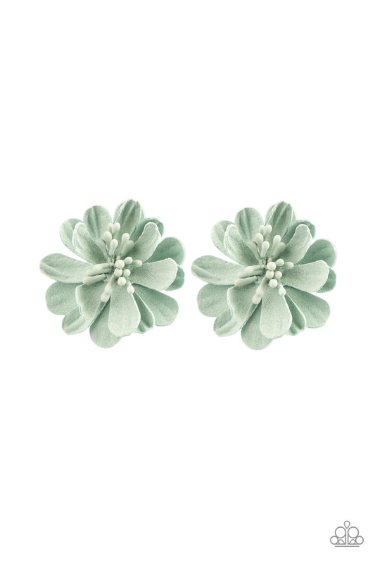 brought✽to✽you✽by✽blingflingbykat✽awesome-apple-blossom-green-hair clip✽paparazzi-accessories