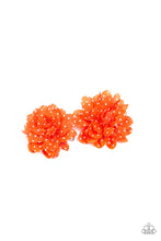 Load image into Gallery viewer, Paparazzi Accessories ✽ Perfectly Posy - Orange Hair Clip✽Flat Rate Ship $4.50✽
