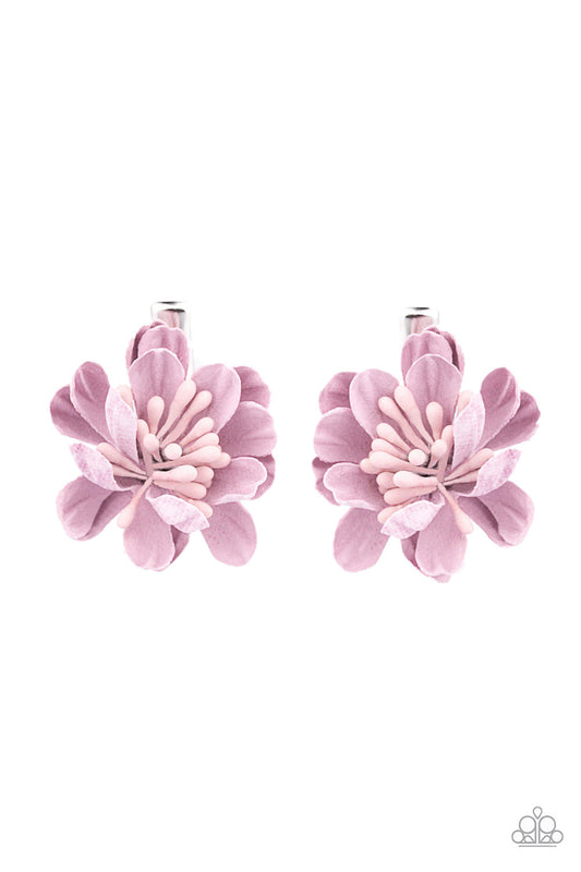 brought✽to✽you✽by✽blingflingbykat✽awesome-apple-blossom-purple-hair clip✽paparazzi-accessories