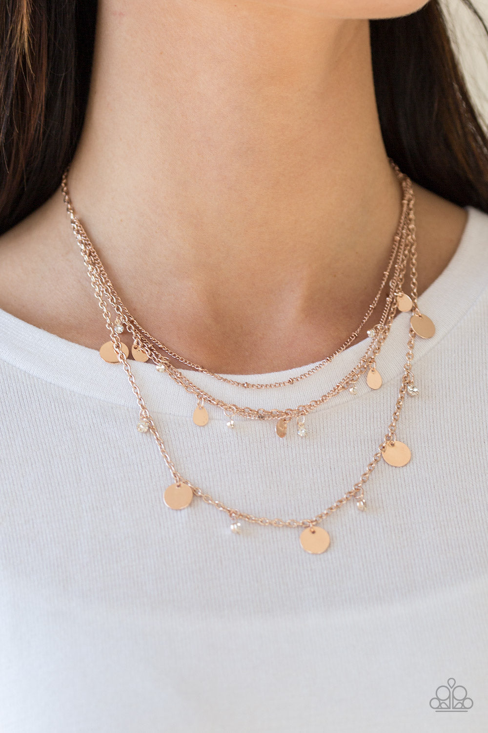 Paparazzi Accessories ✽ Classic Class Act - Rose Gold Necklace✽Flat Rate Ship $4.50✽