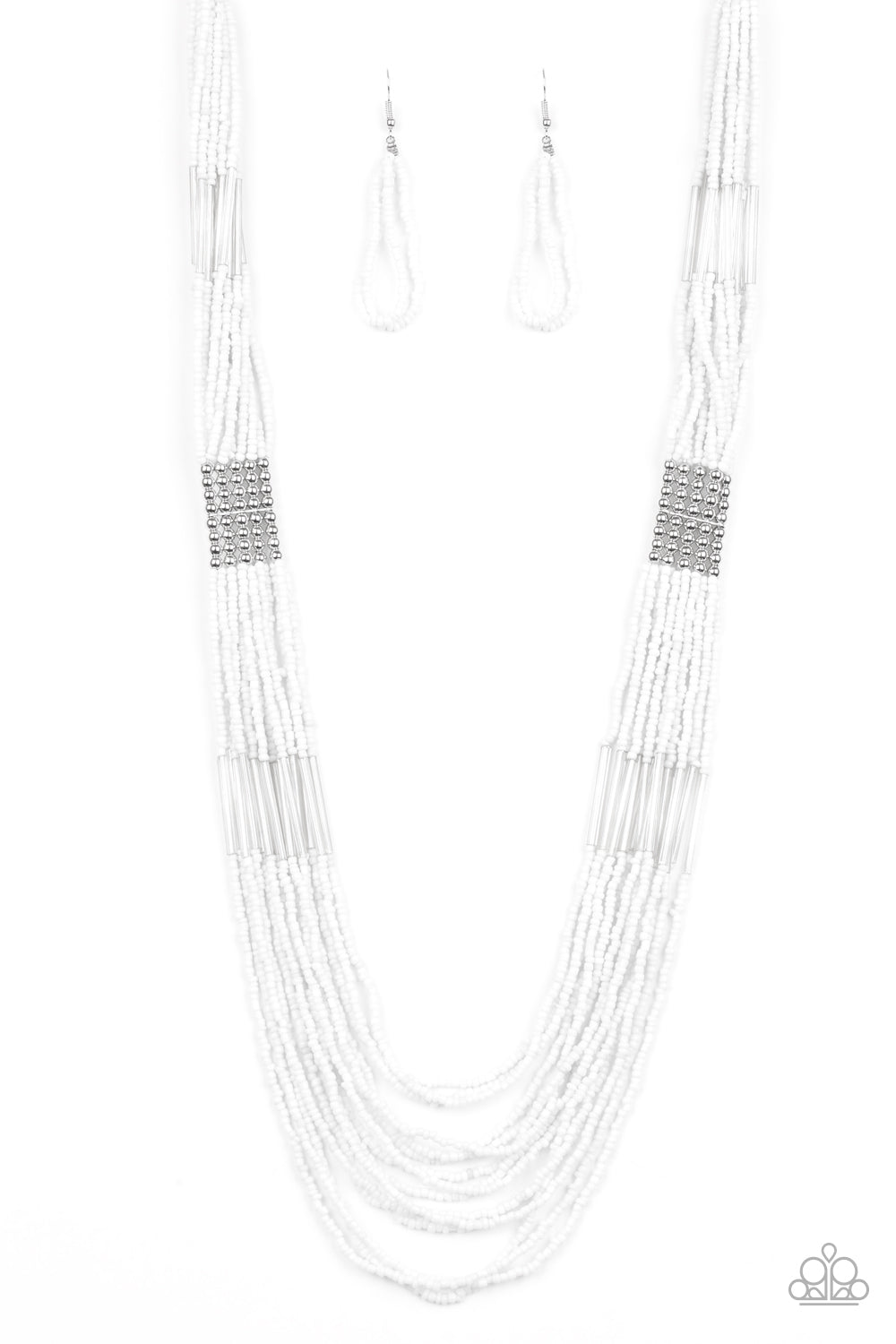 brought✽to✽you✽by✽blingflingbykat✽let-it-bead-white-necklace✽paparazzi-accessories