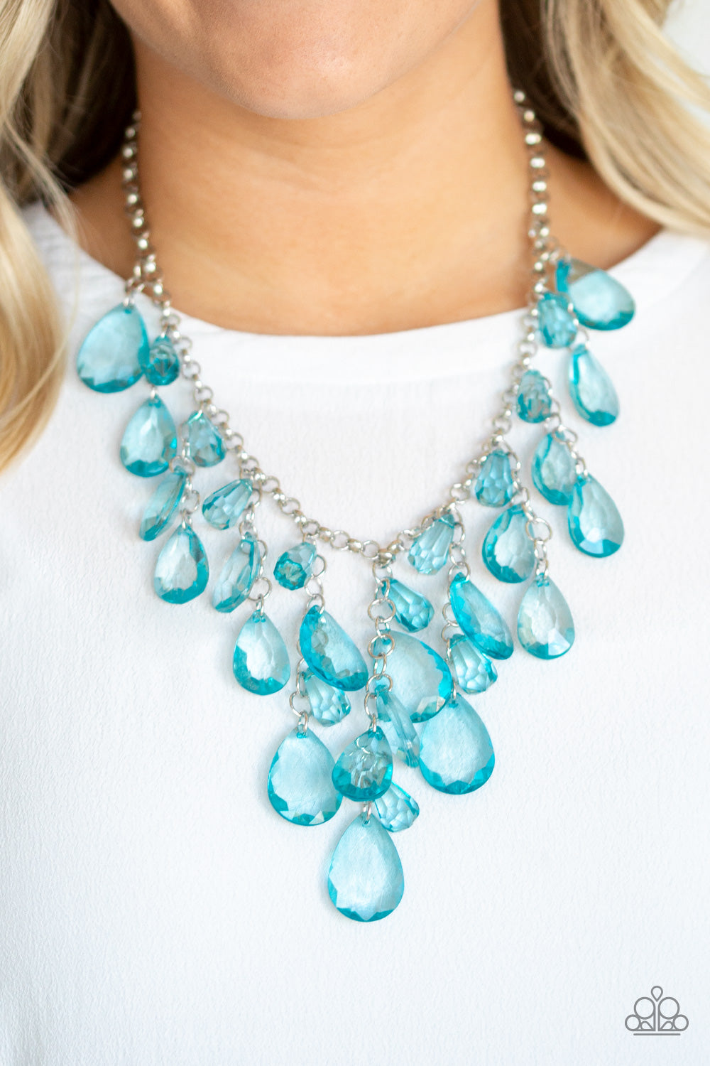 Paparazzi Accessories ✽ Irresistible Iridescence - Blue Necklace✽Flat Rate Ship $4.50✽