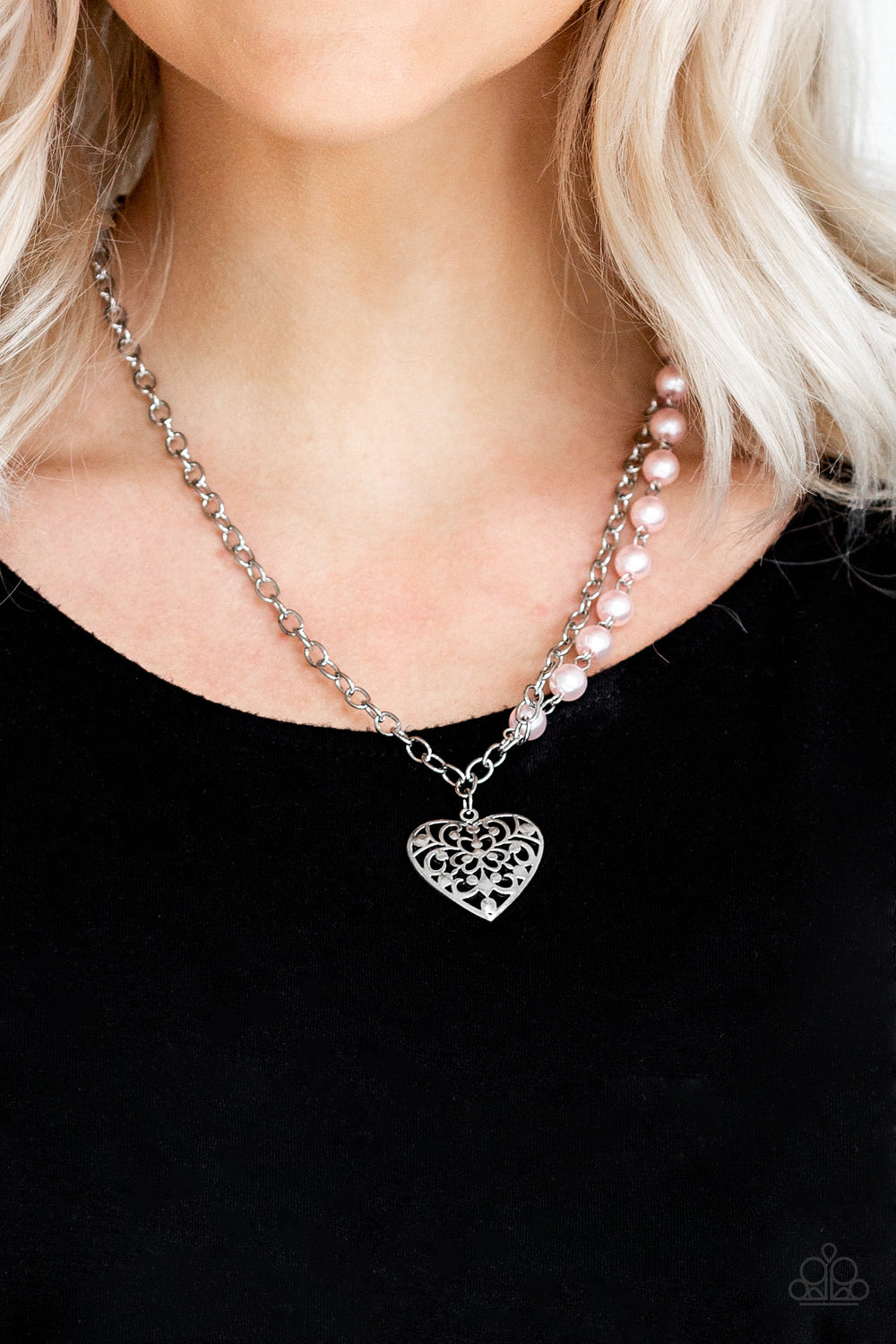 Paparazzi Accessories ✽ Forever In My Heart - Pink Necklace✽Flat Rate Ship $4.50✽