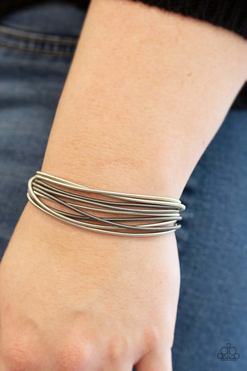 Paparazzi Accessories ✽ Mainstream Maverick - Silver Bracelet✽Flat Rate Ship $4.50✽ - Image #2