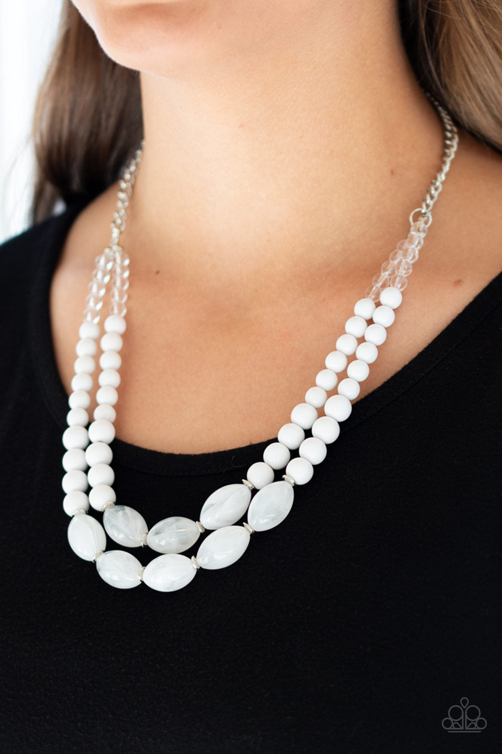 Paparazzi Accessories ✽ Sundae Shoppe - White Necklace✽Flat Rate Ship $4.50✽