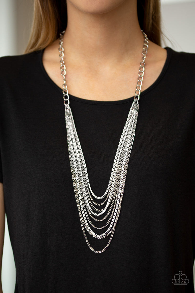 Paparazzi Accessories ❋Rebel Rainbow - White Necklace❋ Flat Rate Ship $4.50❋