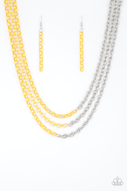 brought✽to✽you✽by✽blingflingbykat✽turn-up-the-volume-yellow-necklace✽paparazzi-accessories