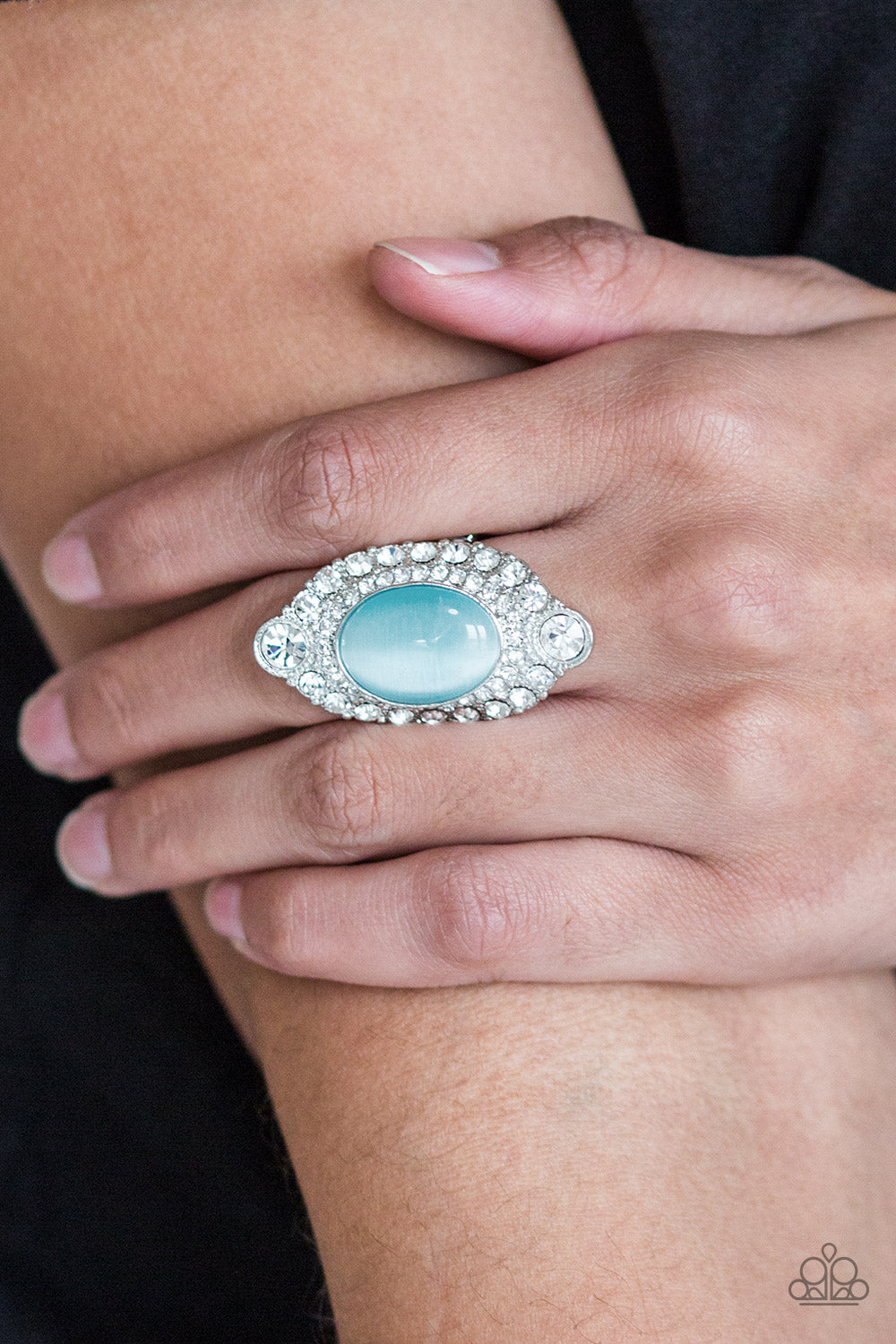 Paparazzi Accessories ✽ Riviera Royalty - Blue Ring✽Flat Rate Ship $4.50✽