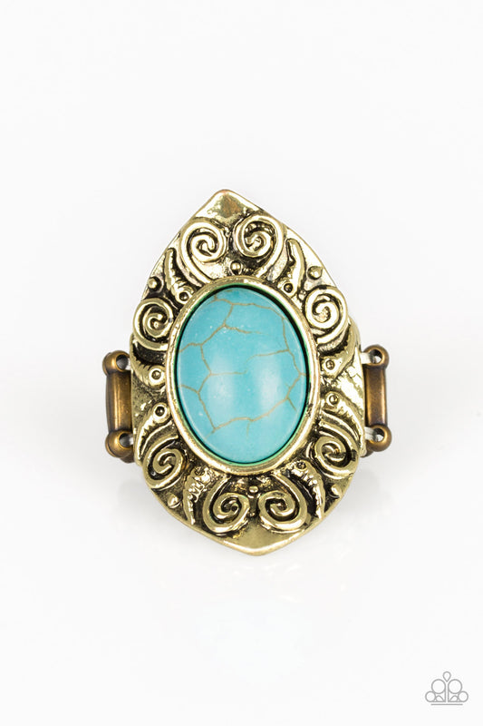 brought✽to✽you✽by✽blingflingbykat✽mega-mother-nature-brass-ring✽paparazzi-accessories