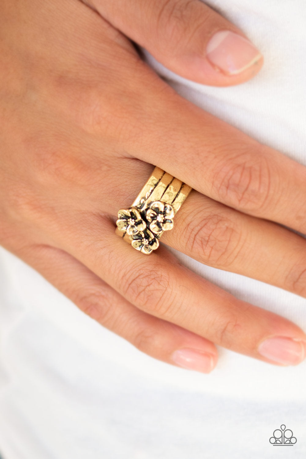 Paparazzi Accessories ✽ This ISLAND Is Your ISLAND - Brass Ring✽Flat Rate Ship $4.50✽