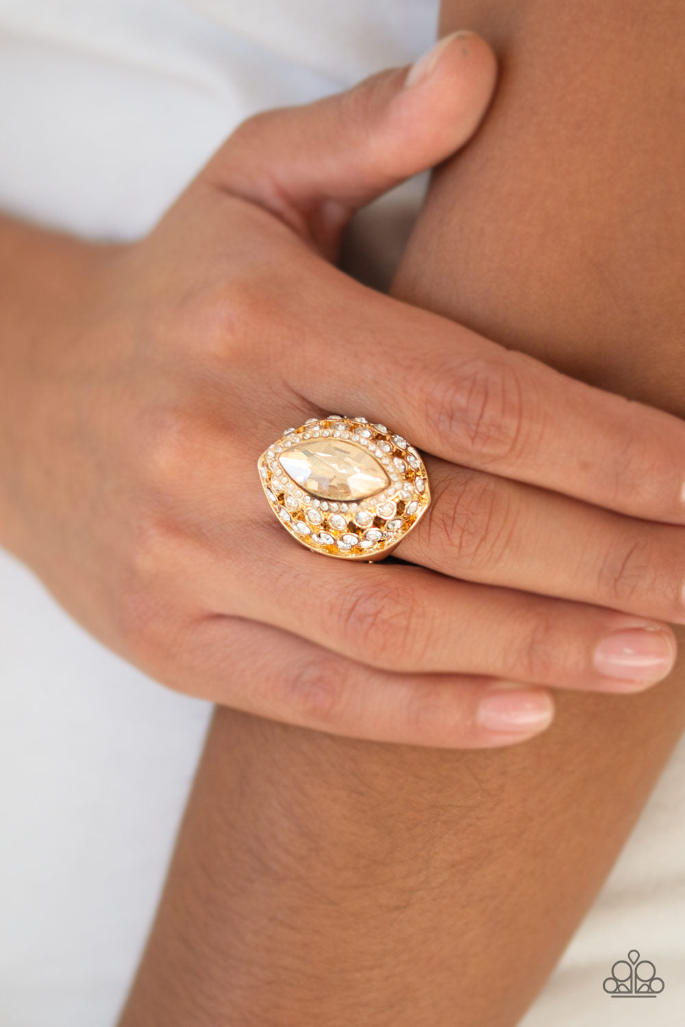 Paparazzi Accessories ✽ Royal Radiance - Gold Ring✽Flat Rate Ship $4.50✽