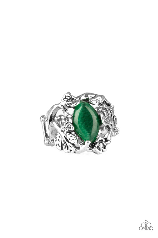 brought✽to✽you✽by✽blingflingbykat✽tropical-flora-green-ring✽paparazzi-accessories