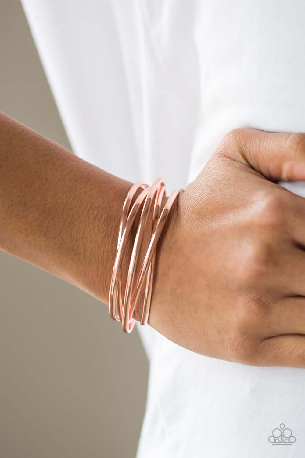 Paparazzi Accessories ✽ Modest Goddess - Copper Bracelet✽Flat Rate Ship $4.50✽ - Image #2