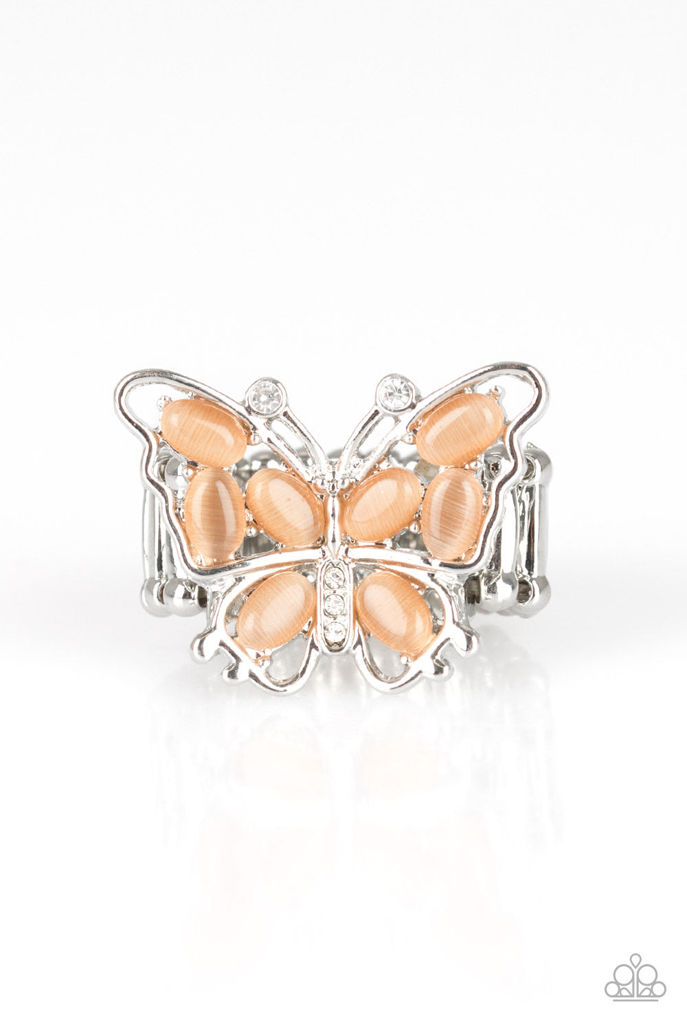 brought✽to✽you✽by✽blingflingbykat✽flutter-flair-orange-ring✽paparazzi-accessories