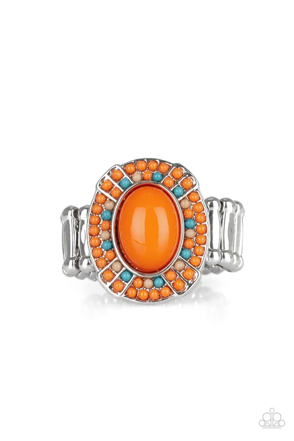 brought✽to✽you✽by✽blingflingbykat✽colorfully-rustic-orange-ring✽paparazzi-accessories