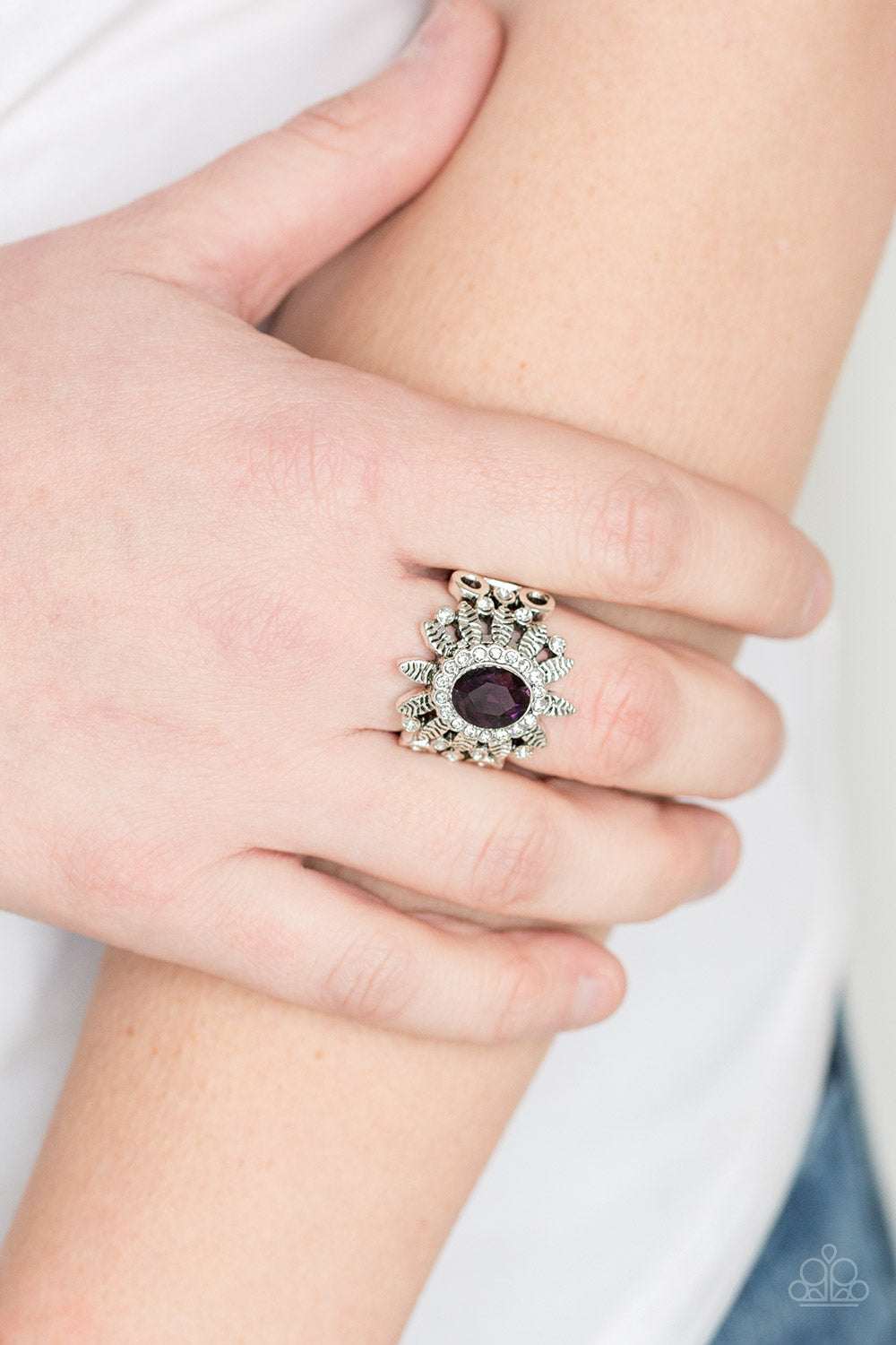 Paparazzi Accessories ✽ Burn Bright - Purple Ring✽Flat Rate Ship $4.50✽