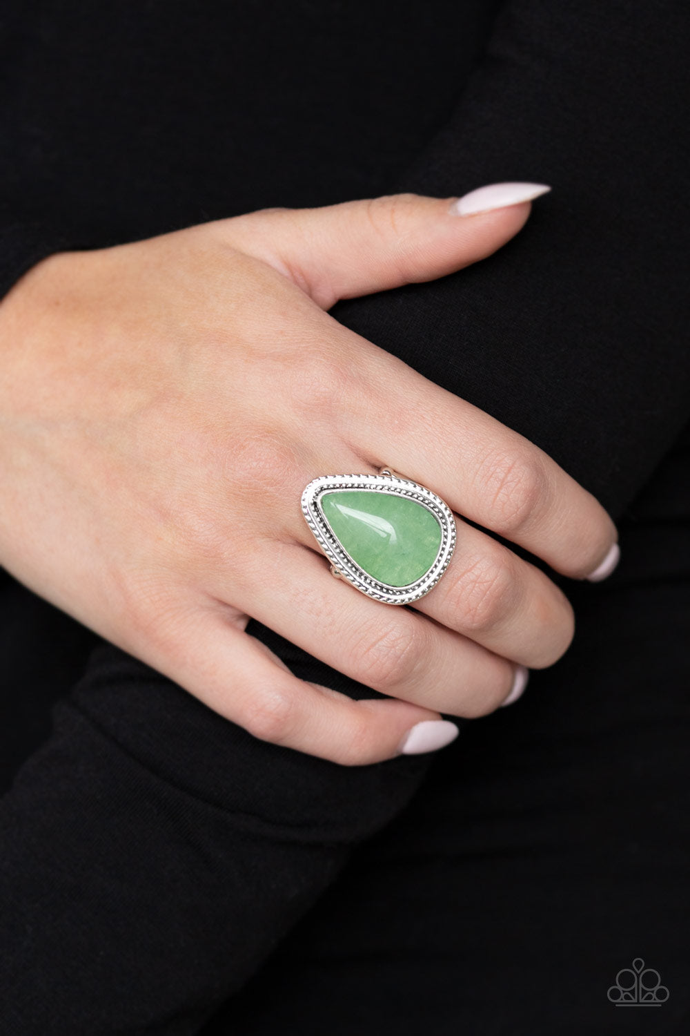 Paparazzi Accessories ✽ Mojave Mist - Green Ring✽Flat Rate Ship $4.50✽