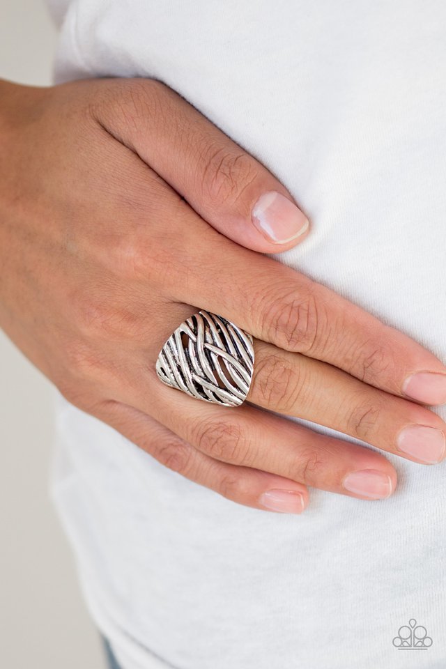 Paparazzi Accessories ❋Really Riveting - Silver Ring❋ Flat Rate Ship $4.50❋